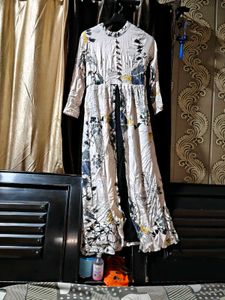 Stylish Printed Ethnic Gown long