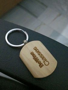 Wooden Polished Keychain