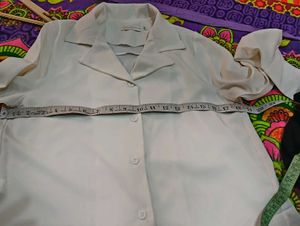 Elegant White Button-Down Blouse