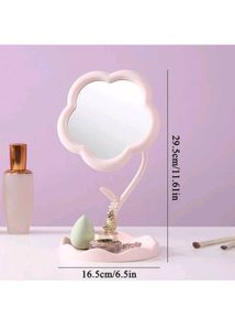 Cute Cloud Makeup Mirror with Tray
