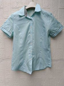 New with tag Korean Pintrest Blue shirt