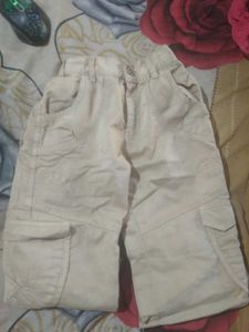 Toddler Khaki Cargo Pant