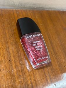 Wet n Wild Red Glitter Nail Polish