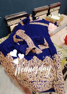 Royal Blue Embroidered Kurta Set