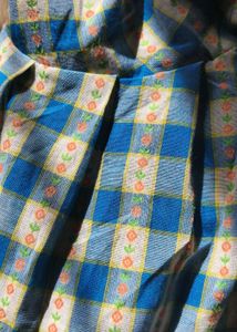 Blue Plaid Summer Dress