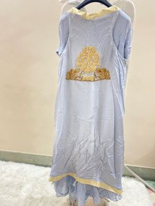 Light Blue Midi Dress