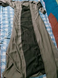 Elegant Abaya Set with Hijab