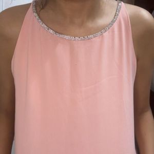 Flowy Pink Sleeveless Top