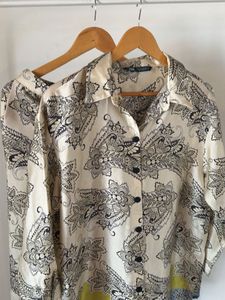 Stylish Paisley Print Pajama Set