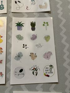 Factor Notes Cute Sticker Sheets Set Of 9