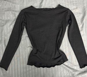 Ribbed Long Sleeve Top