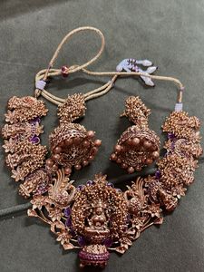 Traditional Indian Necklace and Earrings Set