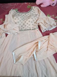 Elegant Peach Embroidered Lehenga Choli