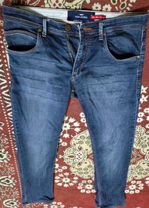 Park Avenue Men's Blue Denim Jeans
