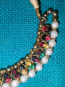 Pearl &amp; Stone Necklace Set