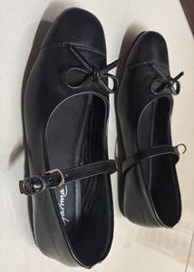 MaryJane Black buckle Bow Ballerinas🩰