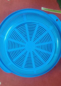 Blue Plastic Colander