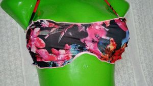 Floral Bandeau Bikini Top