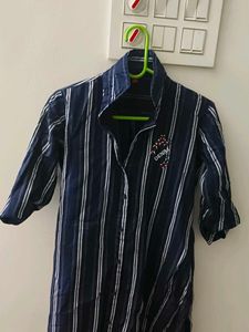 Striped Denim Shirt
