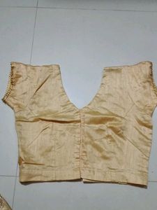 Golden Saree Blouse