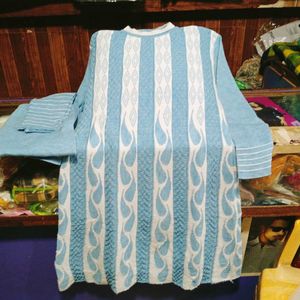 Woolen Anarkali Kurti Set