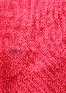 Red pink Ombre V-Neck Sweater