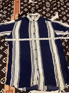 Striped Button-Down Shirt
