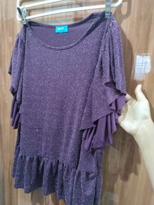Butterfly 🦋 Purple Top For Girls