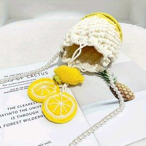 Crochet Ice Cream Bag