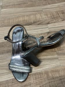 Elegant Silver Heels