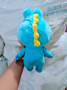 Cute Blue Mascot Plush Toy