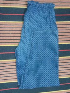 Stylish Blue Printed girls lower
