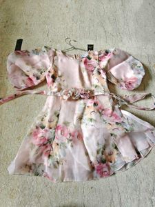 Floral Dress 4-6 yrs