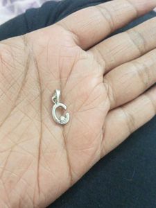 sterling Silver 'C' Initial Pendant