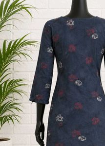 Elegant Floral Print Kurta