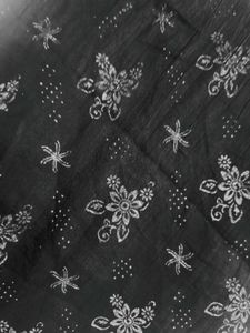 Black Floral Dupatta