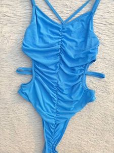 New Blue One Piece Bodysuit