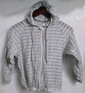 Plaid Hooded Jacket