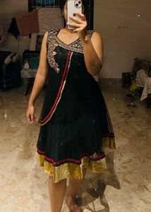 Net Anarkali Dress