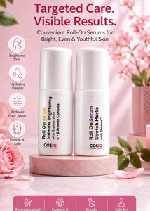 COSIQ Roll-On Serums - Brighten & Hydrate