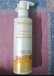 Wishcare Sunscreen Body Lotion