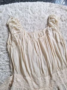 vintage Boho Cream Sundress