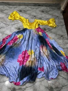 Vibrant Floral gown