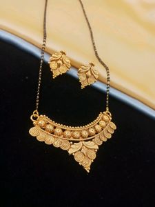 Mangal Sutra Goled Plated Bras Metal