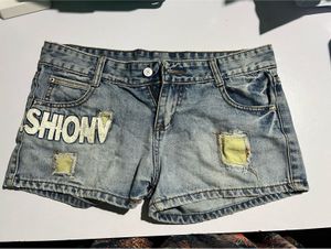 y2k denim shorts