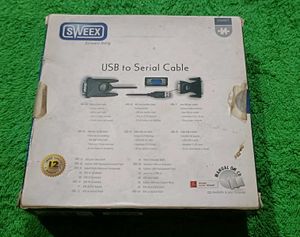 Sweex USB to Serial cable converts port-to RS232