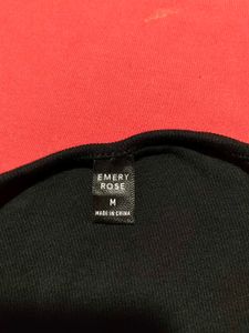 Black Ribbed Camisole Crop Top – Emery Rose