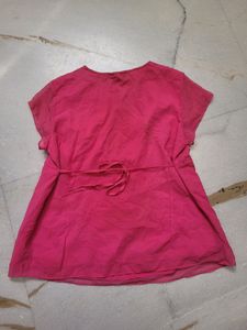 Pink XL Top By Motherhood Maternity
