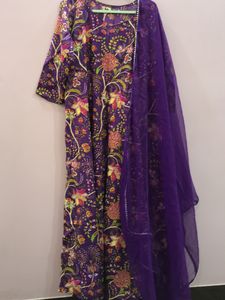 New Designer Floral Printed Dress With Duptta