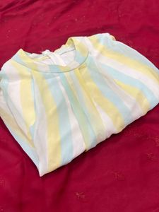 Striped Pastel Top